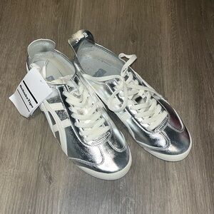 Onitsuka tiger Mexico 66 sneakers in silver metallic